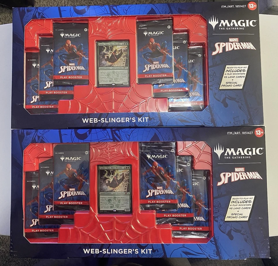 (2) Box Lot Magic The Gathering Spider-Man-Web-Slingers Kit Costco Exclusive NEW - Image 1 of 1