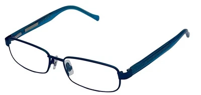 Lucky Brand Gafas Oftálmicas Niños Grandes Rectángulo Azul Cremallera Metal. 50mm Foto 1 de 4