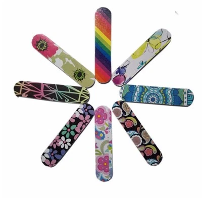 20x Mini NAIL FILES Emery Board DOUBLE SIDED Manicure PEDICURE DISPOSABLE Travel - Image 1 of 4