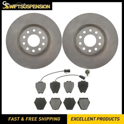 Kit de rotores de disco delanteros y pastillas de freno para Audi A6 Quattro 2000-2004 4,2 L Foto 1 de 4