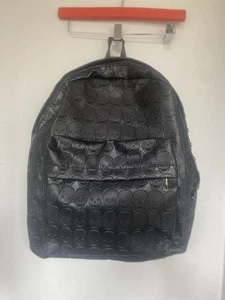 Embossed Skull 16" Backpack With Side Studs - Picture 1 of 9