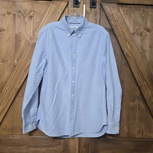 Jos. A. Bank 1905 Collection Tailored Fit Oxford Shirt Blue M 100% Cotton - Picture 1 of 7