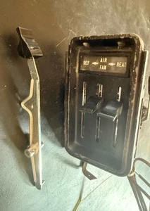 1964 1965 1966 Chevy Truck HEATER CONTROLS w/ Cables C10 Control 64-66 OEM - Picture 1 of 6