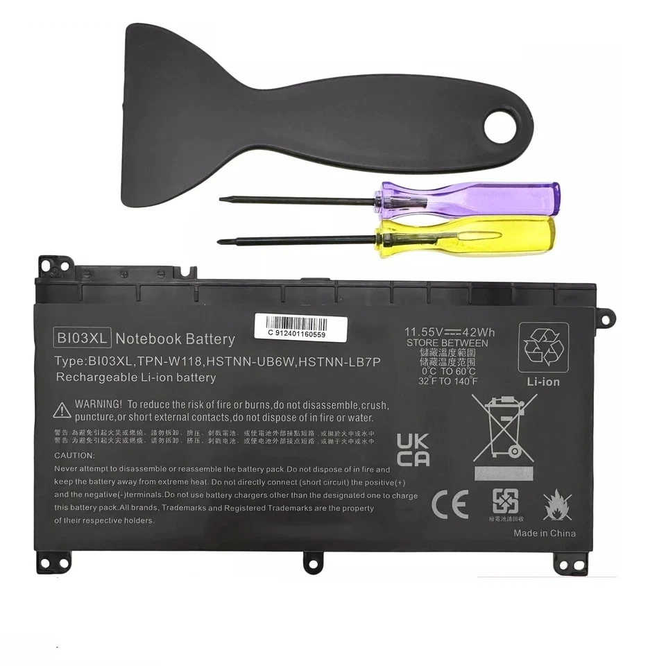 Batería nueva para HP Stream 14-ax010nr 14-ax020nr 14-ax030nr 14-ax040nr 14-ax067nr Foto 1 de 1