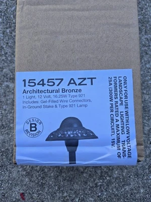 Kichler 15457 Azt Age 1 Pierced Dome Pathway Light - Image 1 of 4