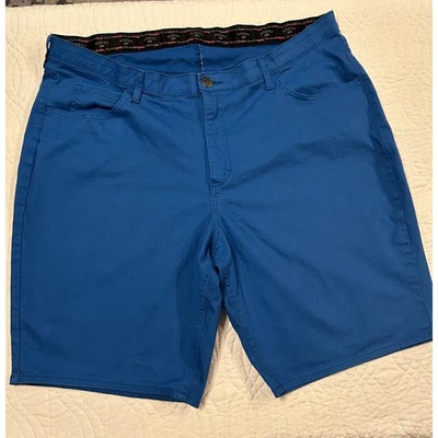 Riders by Lee Blue Twill Shorts Womens 22W Casual Everyday - Image 1 of 4