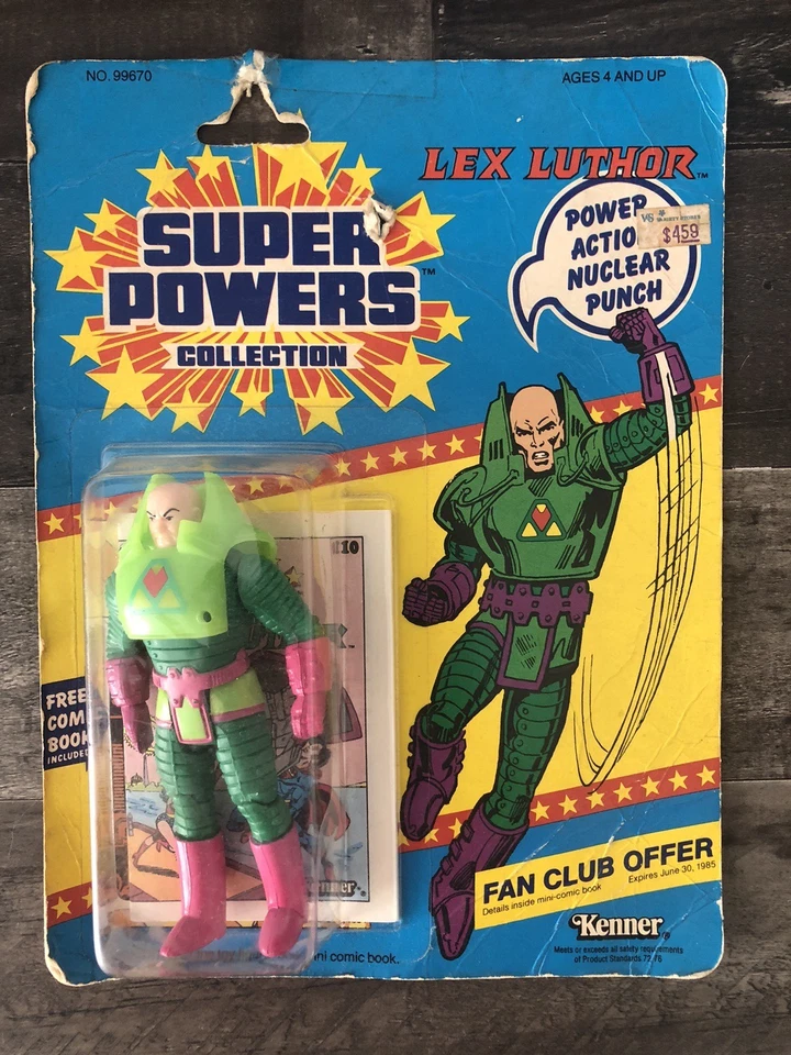 Kenner Super Powers Lex Luthor 1984 figura sellada ver fotos Foto 1 de 2