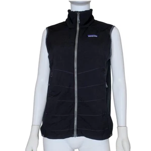 Patagonia Vest Black Nano Air Light Hybrid Full Zip Mock Neck 84360 Medium - Picture 1 of 7