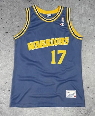 Chris Mullin Golden State Warriors  Champion NBA Basketball Jersey Size L - Image 1 of 4