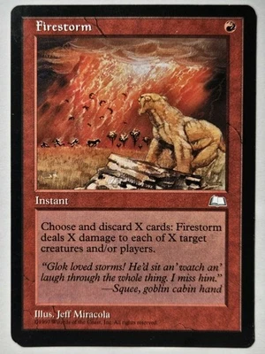 MTG Magic The Gathering Firestorm - Weatherlight - LP - Image 1 of 2