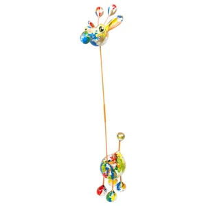 Crazy Giraffe Pop Art Escultura Figura Apta para Exterior 40 cm 20510 A - Imagen 1 de 5