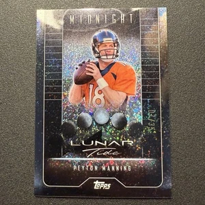 2024 Topps Midnight Football - Lunar Tide Peyton Manning #LT-11 Broncos /35 - Picture 1 of 3