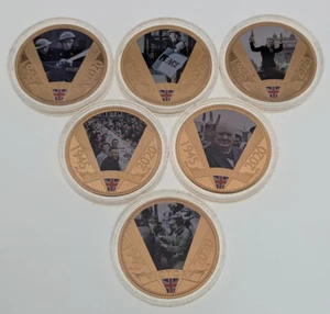 6 x Memories Of Victory - 75th Anniversary of VE Day Coin Collection - Bild 1 von 1