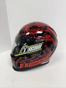 Icon Airform Lycan Helmet Red Medium - Picture 1 of 11