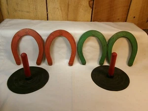 Antique Rare Primitive Rubber Horseshoe Set - Picture 1 of 3
