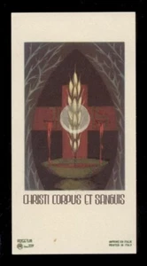 santino-holy card ediz.AR serie ROSETUM n.229 CHRISTI CORPUS ET SANGUIS - Picture 1 of 1