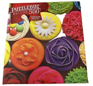 Puzzle bug deluxe 500 pezzi puzzle arcobaleno cupcakes - Foto 1 di 3