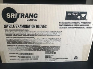 2500 guantes estuche completo - guantes de examen de nitrilo azul talla grande clasificación quimioterapia 3 mil - Imagen 1 de 12