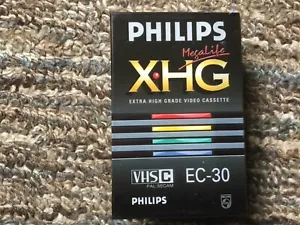 Philips XHG Hi-Fi EC-30 VHS-C Videocassette Camcorder - Neu & Versiegelt - UK - Bild 1 von 1