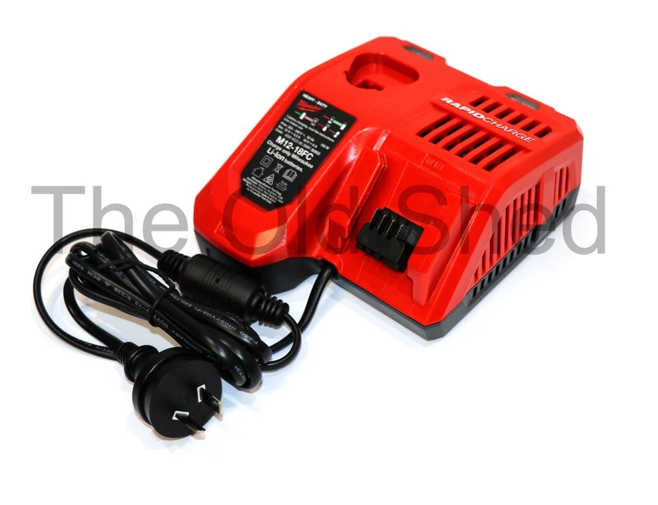 MILWAUKEE M12 & M18 BATTERY RAPID CHARGER M12-18FC GENUINE AUS - image 1 of 1