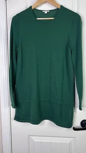 J. JILL Merinowolle Gr. M grün Pullover Green Bay Urlaub Damen Freizeit waschbar - Bild 1 von 10