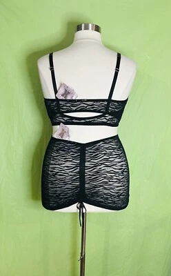 Juego de sujetador de encaje Savage X Fenty para mujer talla grande 3X parte superior 1X parte inferior negro 2 piezas nuevo con etiquetas Foto 1 de 4