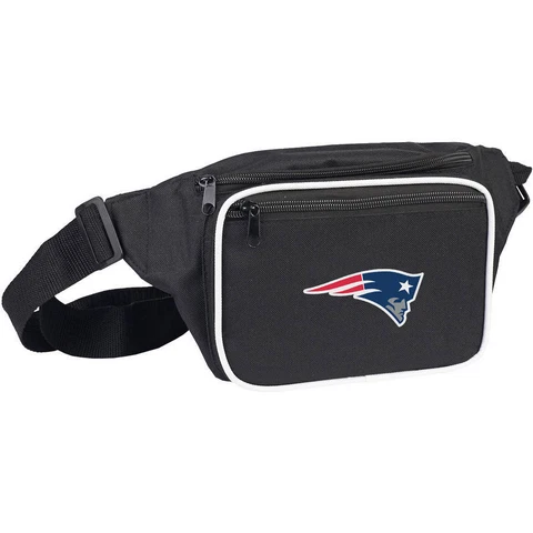 New England Patriots NFL Blitz Black 12.5'' x 6'' Travel Pack Bag/Wallet Cover