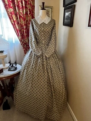 Civil War Reenactment Day Dress Size 14 - Image 1 of 3