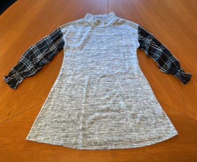 Vestido manga larga a cuadros My Michelle niñas 7 Foto 1 de 4