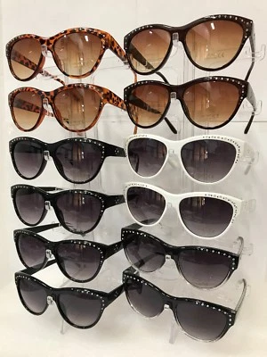 #GL8136 Mariposa Mujeres Moda Gafas de sol con Piedra del Rin Venta al por mayor 12 pares Foto 1 de 4