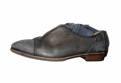 Zapatos para mujer Pikolinos Santorini de cuero talla 40 mocasín gris puntiagudo Oxford gótico 9 Foto 1 de 4
