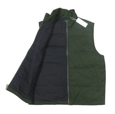 Chaleco Vince Para Hombre Verde Musgo Relleno Sólido Cremallera Completa $395 Foto 1 de 4