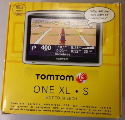 TomTom ONE XL GPS System Portable Car 4.3" LCD USA/Canada Navigator Receiver Set - Image 1 of 4