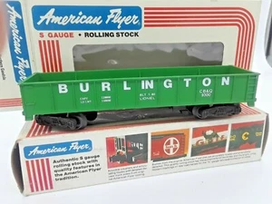 American Flyer's-  Burlington-Northern Gondola by Lionel-#49300-1980.  Read On - Picture 1 of 3