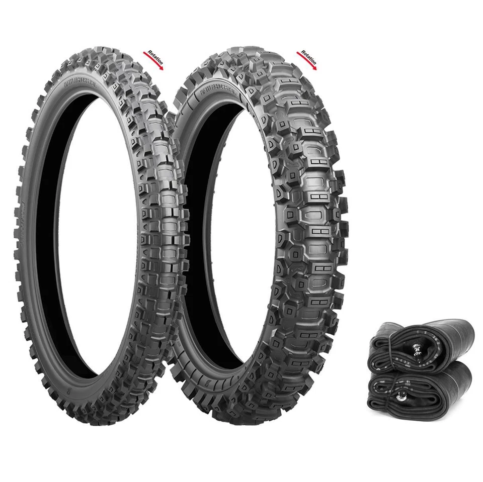 Bridgestone  Battlecross X31 Tire & Tubes Set - Honda CRF250R 2004-2018 Foto 1 de 1