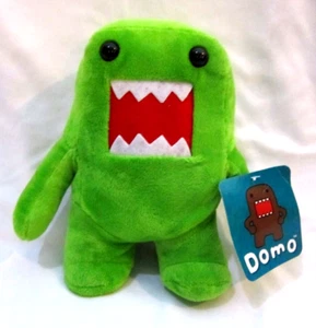 Licensed Japanese Domo-Kun 10" Soft Lime Green Plush Doll-Brand New with Tags!! - Picture 1 of 2