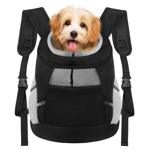 Dog Backpack Carrier, Front Chest Carrier for Dogs, Pet Carrying Bag for Trav... - Picture 1 of 7