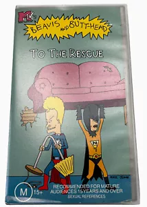 Cinta de casete de video VHS PAL G 1999 MTV M15+ Beavis & Butthead To The Rescue - Imagen 1 de 12