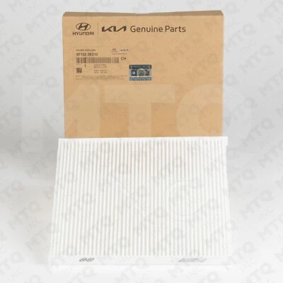 Filtro de aire de cabina Veloster genuino 97133-2E210 (se adapta a 12-17) para Hyundai  Foto 1 de 4