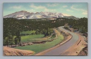 Pikes Peak Ute Pass Highway US 24 Woodland Park Colorado Postcard - Picture 1 of 2