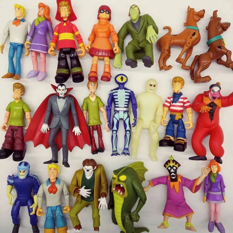 Scooby Doo Wolfman Zombie DRACULA VAMPIRE ghost clown Shaggy Dog Monst 5" Figure Cover