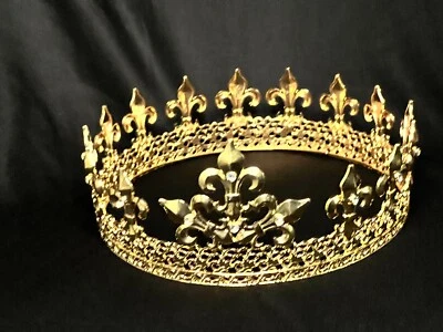 优雅上衣皇家金冠 – 婚礼、选美、派对或服装配件 — 第 1/4 张图片