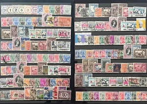 MALAYSIA & STATES MINT/USED COLLECTION x4 hagner sheets (#10) - Picture 1 of 2