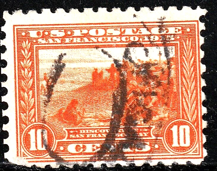 #404 US 10 CENT ORANGE PAN-PACIFIC-EXPO-USED-N/G-FINE-VF - Image 1 of 1