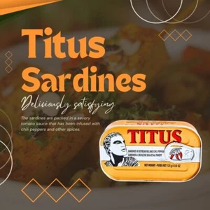 Titus Sardines in Soybean Oil and Chili Pepper 125g - Picture 1 of 4