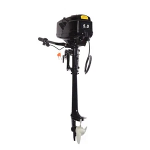 5HP  Electric Outboard MotorFishing Boat Engine Long Shaft 48V 1200W US - Picture 1 of 24