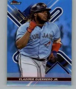 2022 Topps Finest Refractor Sky Blue #94 Vladimir Guerrero Jr. /300 Blue Jays - Picture 1 of 2