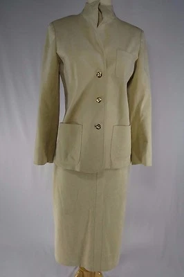 Vintage Suede Jacket Blazer Skirt Suit Nordstrom Gallery size 4  - Image 1 of 4