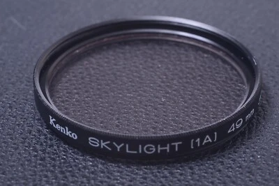 ✅ KENKO SKYLIGHT 1A 49MM FILTER GENUINE VINTAGE LENS OR CAMERA SCREW IN 19-4 - Image 1 of 2