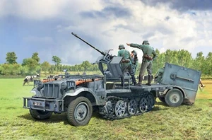 Italeri 1/35 Sd.Kfz. 10/4 with Flak 30 and Crew #6395📌USA📌Sealed📌 - Picture 1 of 2